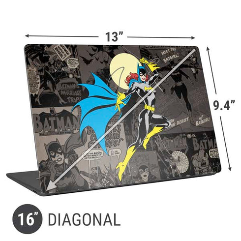 DC Comics Batgirl Classic Art Universal Laptop 16in (13 x 9.4in) Skin